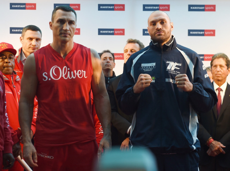 Wladimir Klitschko and Tyson Fury 