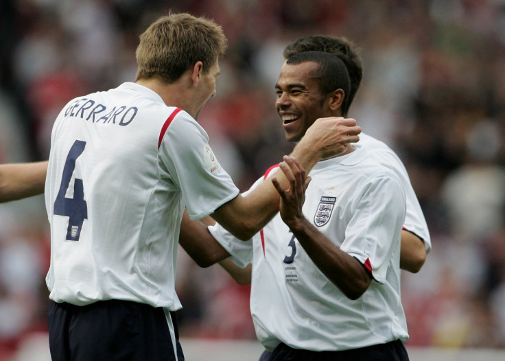 Steven Gerrard and Ashley Cole