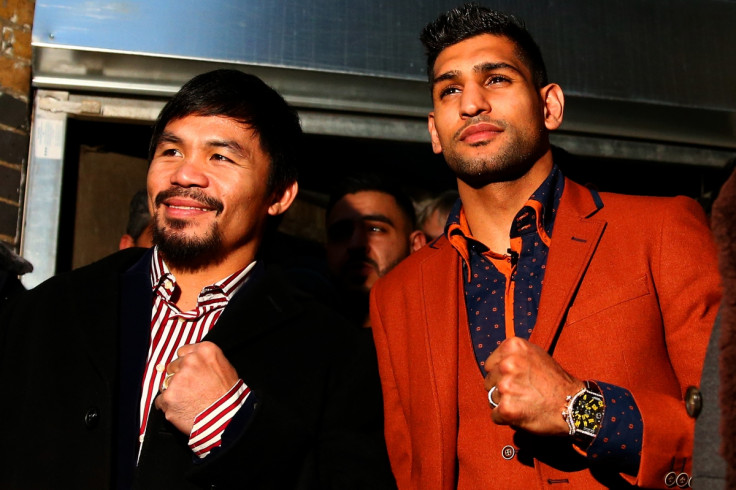 Manny Pacquiao and Amir Khan