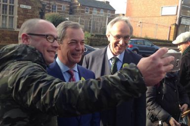 Nigel Farage and Peter Bone 