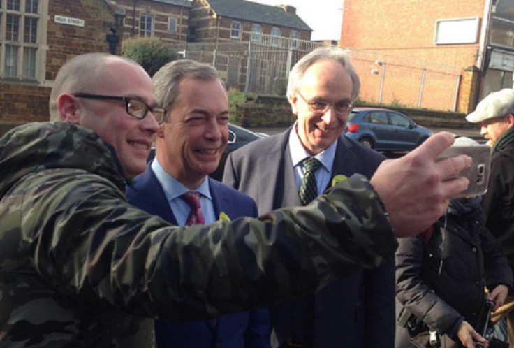 Nigel Farage and Peter Bone 