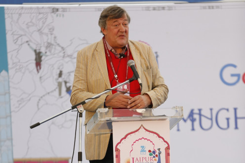 Stephen Fry at Jaipur Literature Festival