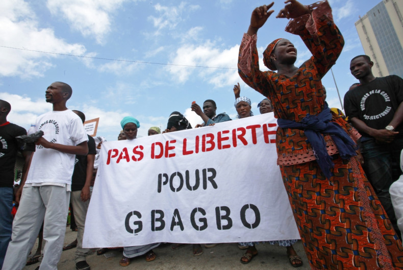 Protest against Ivory Coast's Laurent Gbagbo