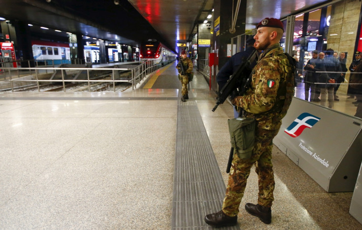 Terror Alert Rome Termini Station