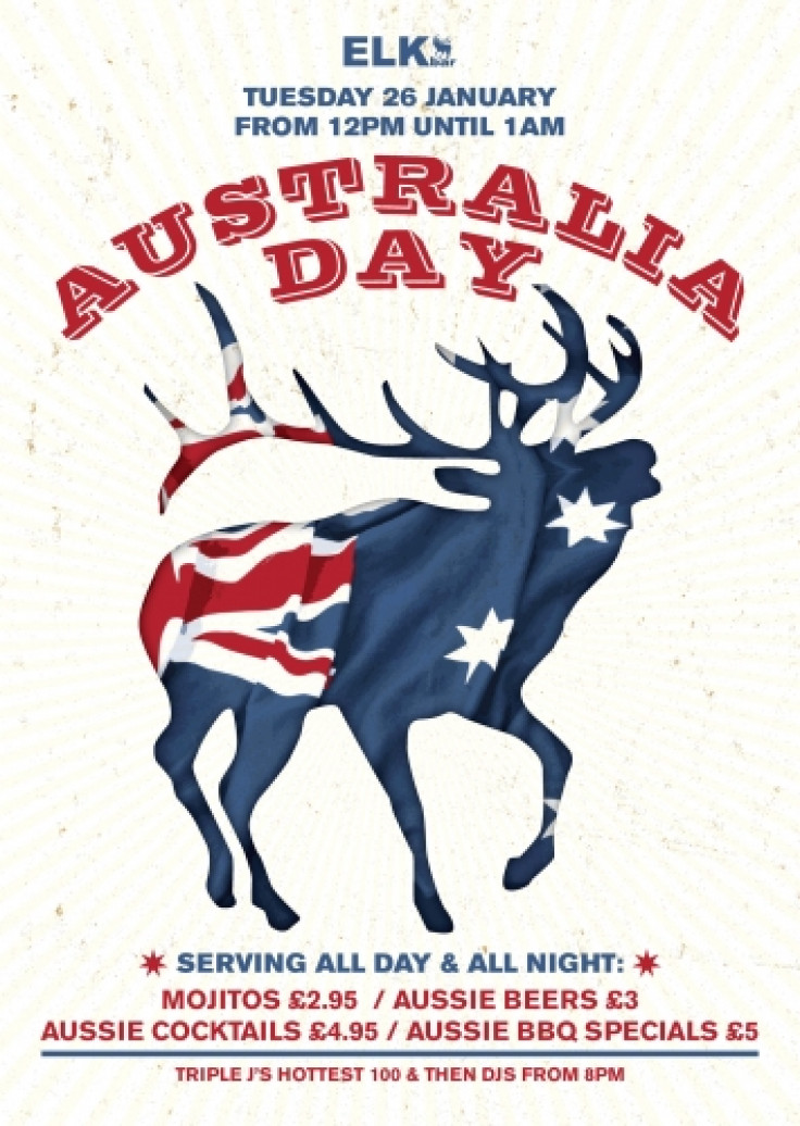 Australia Day where to celebrate in london
