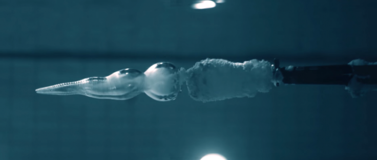 Shooting a gun underwater experiment