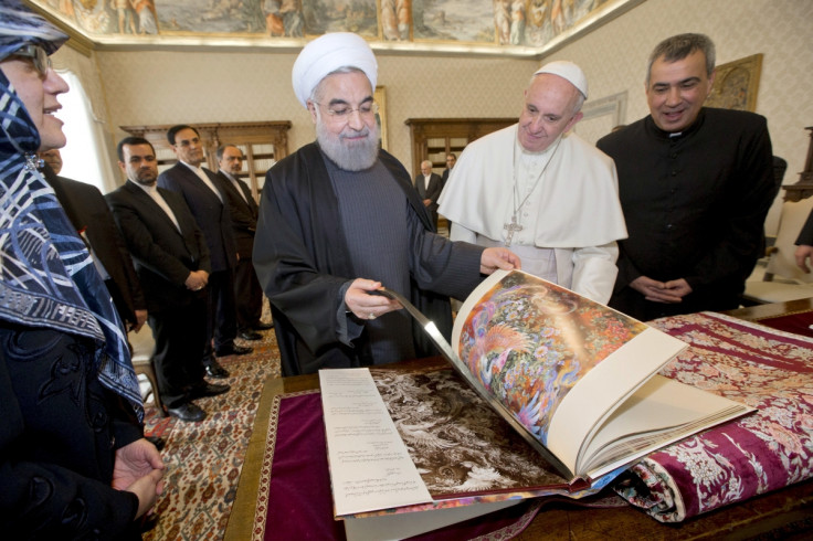 Hassan Rouhani Pope Francis meeting