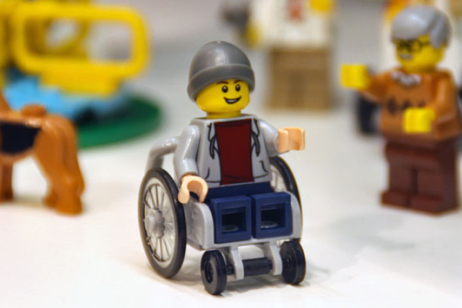 Lego wheelchair figure