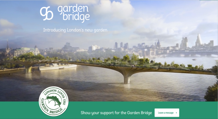 Garden Bridge project in London