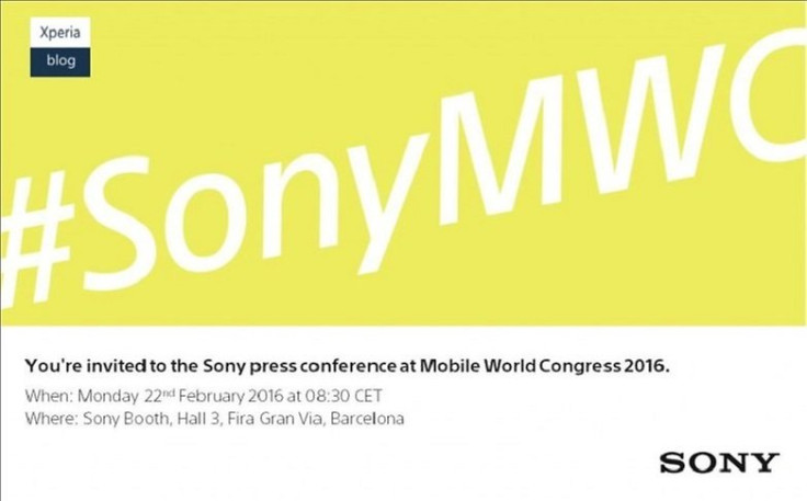 Sony MWC invitation