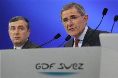 Jean-François Cirelli, Vice-Chairman and President and Gerard Mestrallet, Chairman & Chief Executive Officer of French group GDF Suez