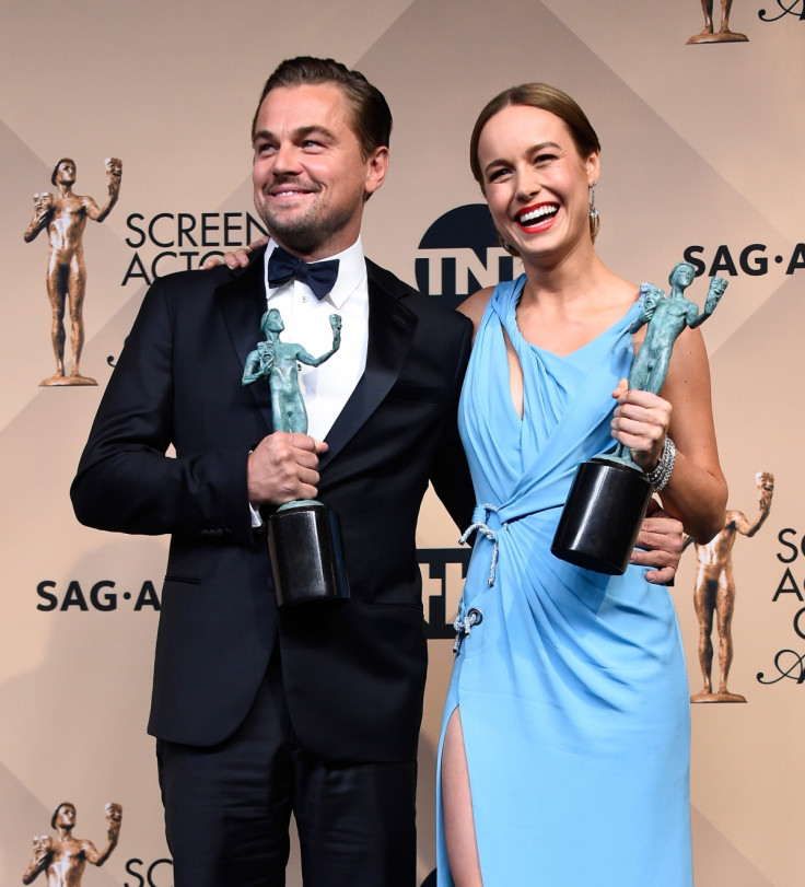 Leonardo DiCaprio and Brie Larson