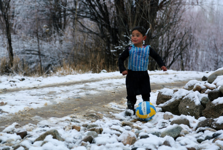 Afghan child Messi fan