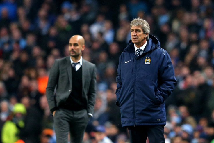 Pep Guardiola and Manuel Pellegrini