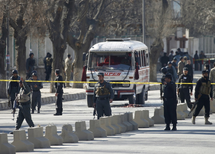 Afghan policemen in Kabul Afghan policemen in Kabul