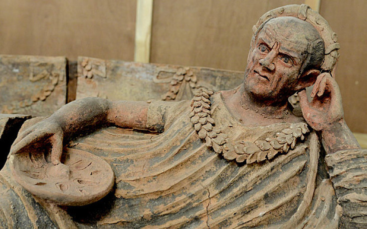 Ancient Etruscan sarcophagus