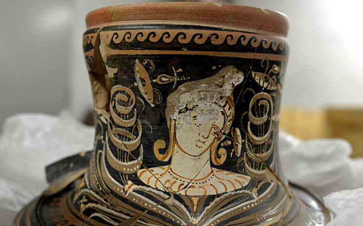 Ancient terracotta pot 