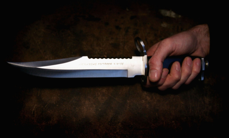 Knife stab
