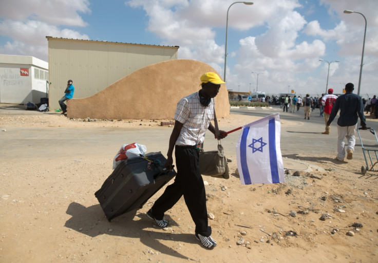 Migrant at Holot Detention Centre