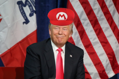 Donald Trump Mario Hat