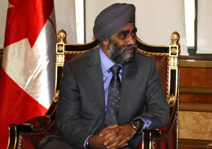 Canada defence minister Harjit Sajjan
