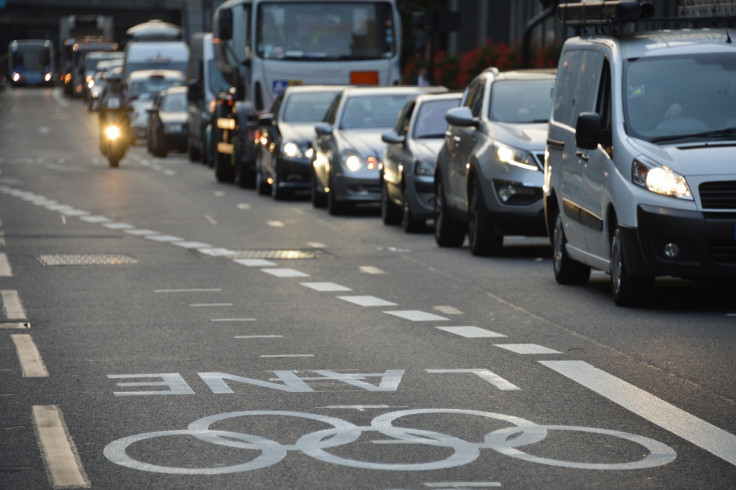 London traffic jam