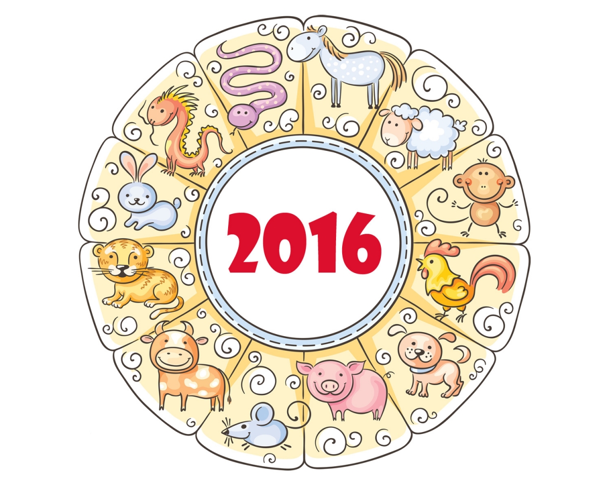 10 2016 год. 2016 Год зодиака. Chinese Zodiac sign is the Smartest.