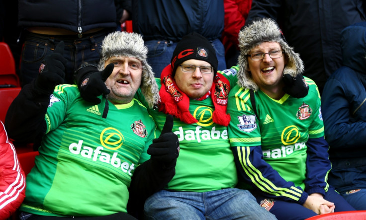 Sunderland fans at Anfield