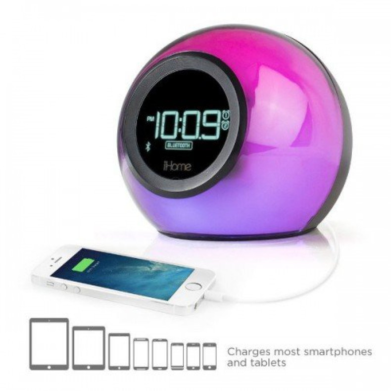 iHome Bluetooth Glowtunes Alarm Clock Radio