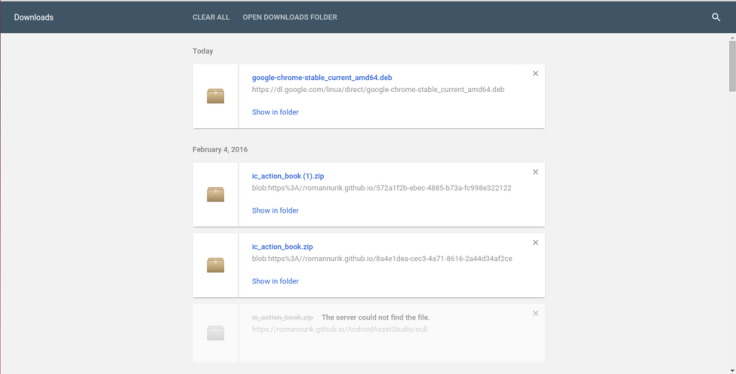 Chrome Material Design downloads