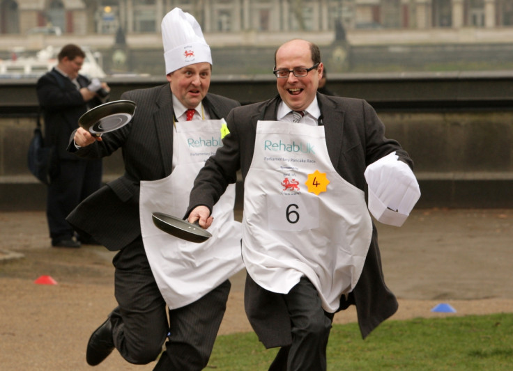 Parliamentary Pancake Race