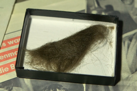 A lock of John Lennon's hair