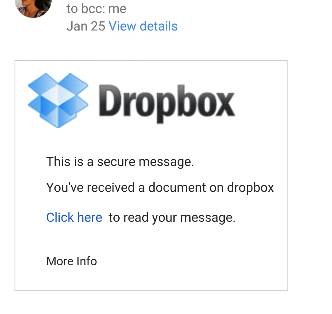 someone sent me a dropbox link how do i upload