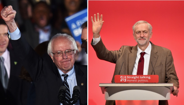 Bernie Sanders Jeremy Corbyn