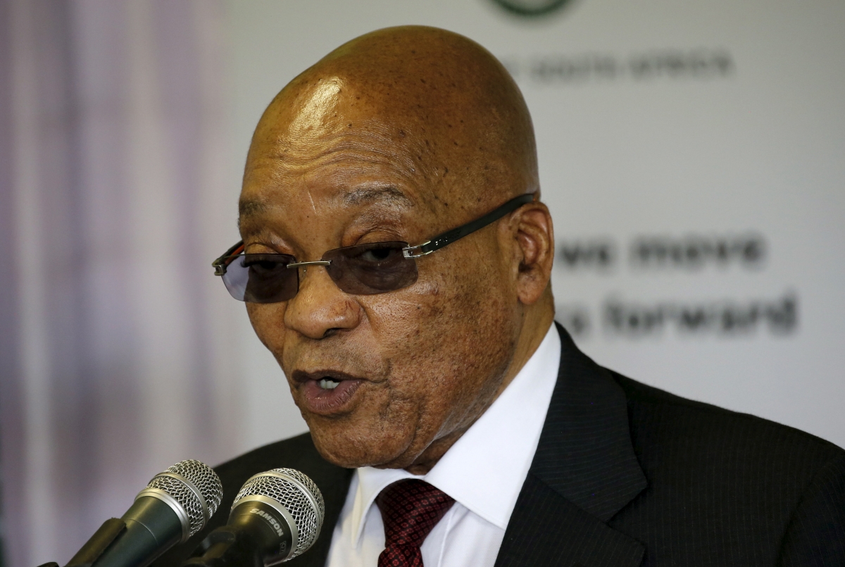 South Africa Jacob Zuma heckled South Africa Jacob Zuma heckled