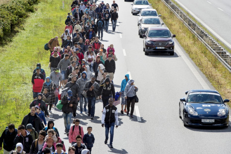 REfugees enter Denmark