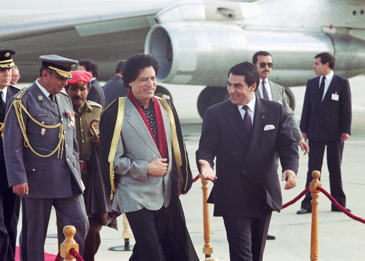 Gaddafi Ben Ali