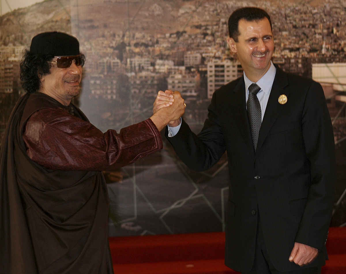 Arab Spring Assad Gaddafi