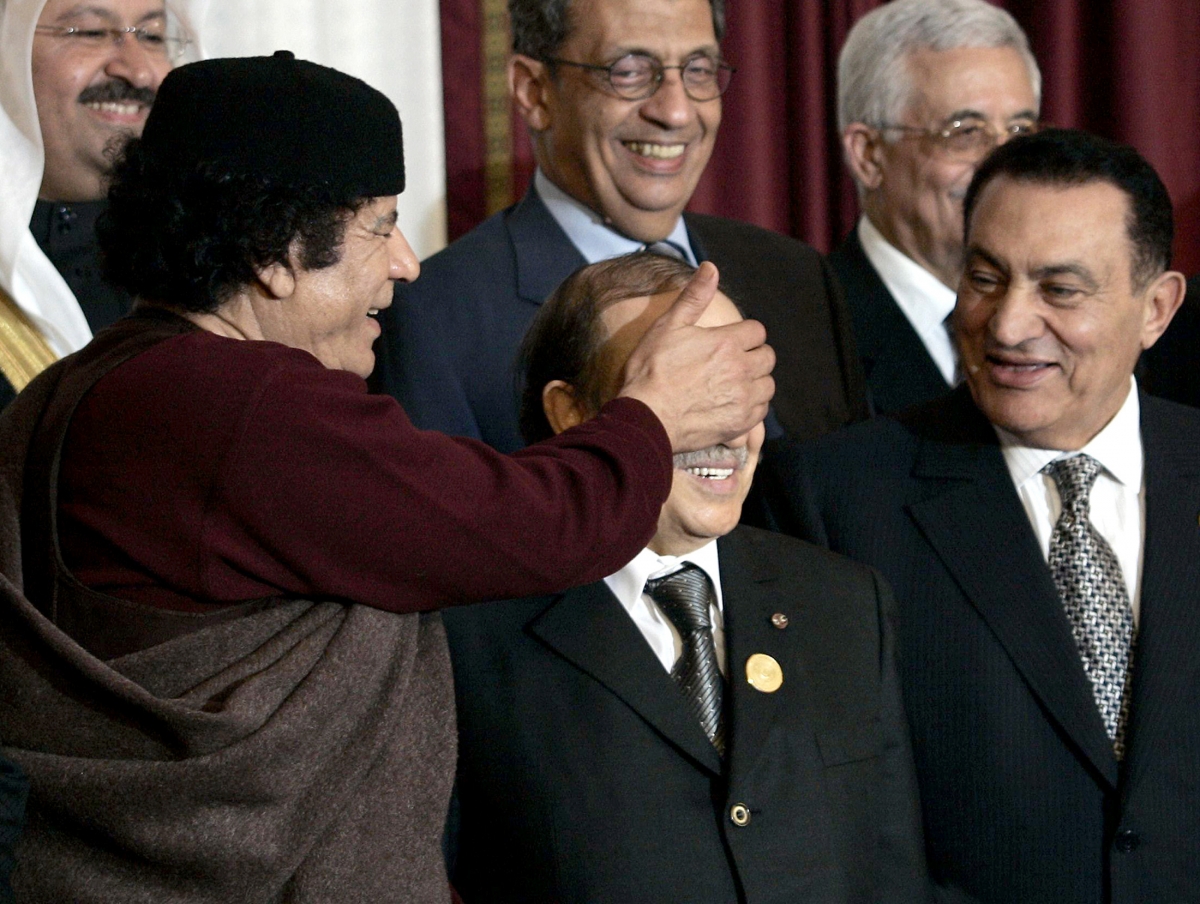 Gaddafi Bouteflika Mubarak