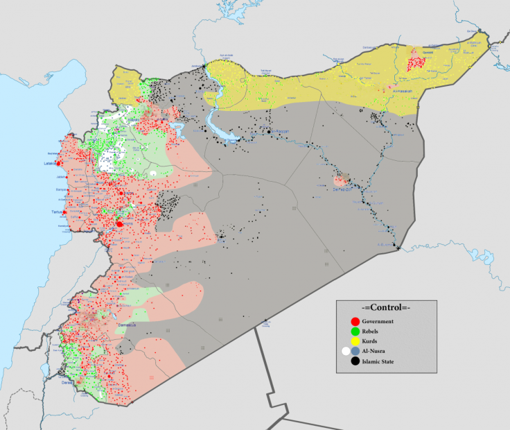 Syria Civil War map 8 February 2016
