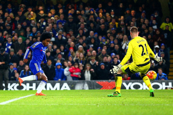 Willian scores the third