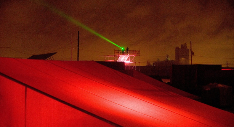 Laser used for a commercial project intheUS