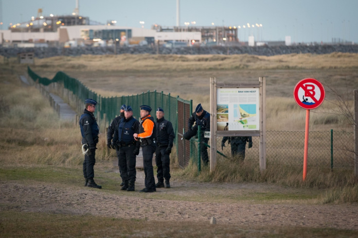 Refugees in Zeebrugge, Belgium