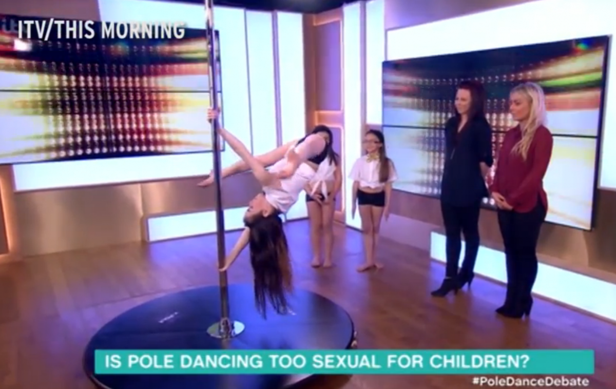 Pole dancing This Morning