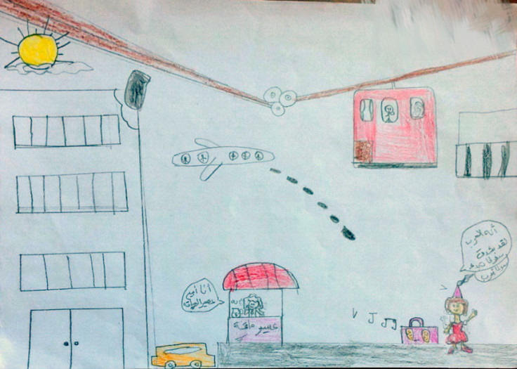 Children's drawings from Benghazi