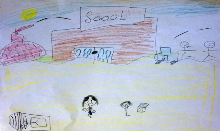 Children's drawings from Benghazi