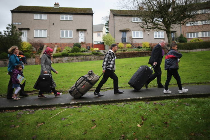 Syrian refugees arrive in Scotland