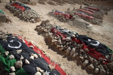 The graves of Libyan rebels