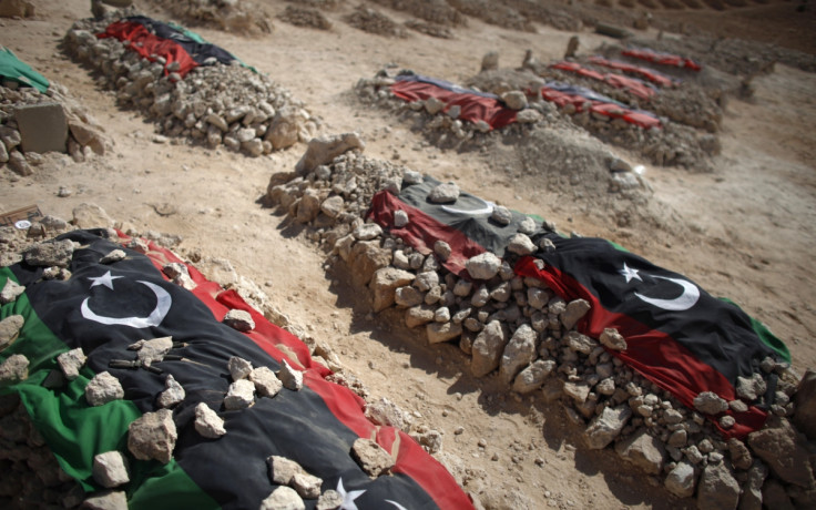 The graves of Libyan rebels