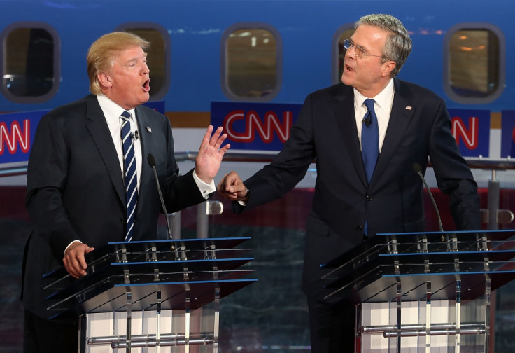 Donald Trump and Jeb Bush